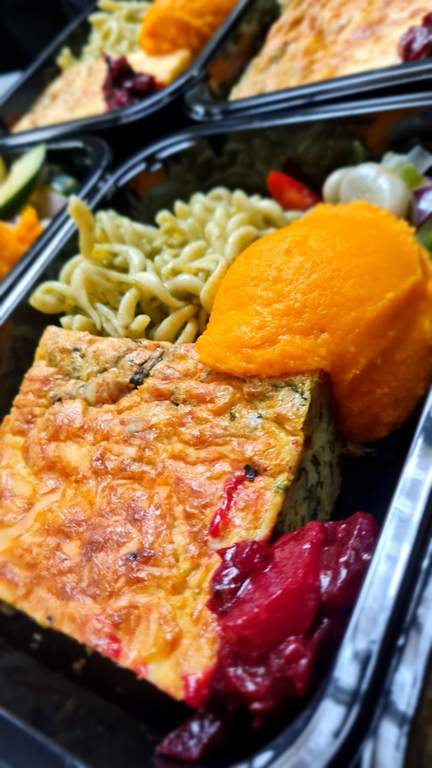 Spinach & Mushroom Quiche (V)