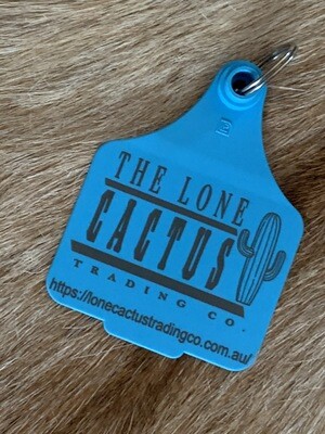 Cattle tag keyring