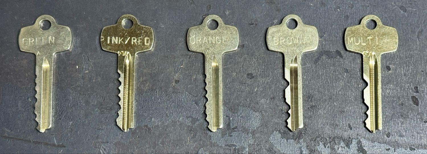 Construction Core Keys (Operating Keys Only)