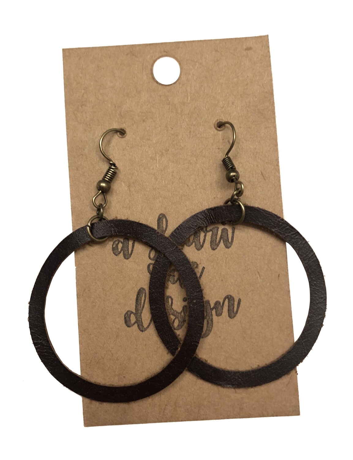 Circle Espresso Hoop Cutouts Medium