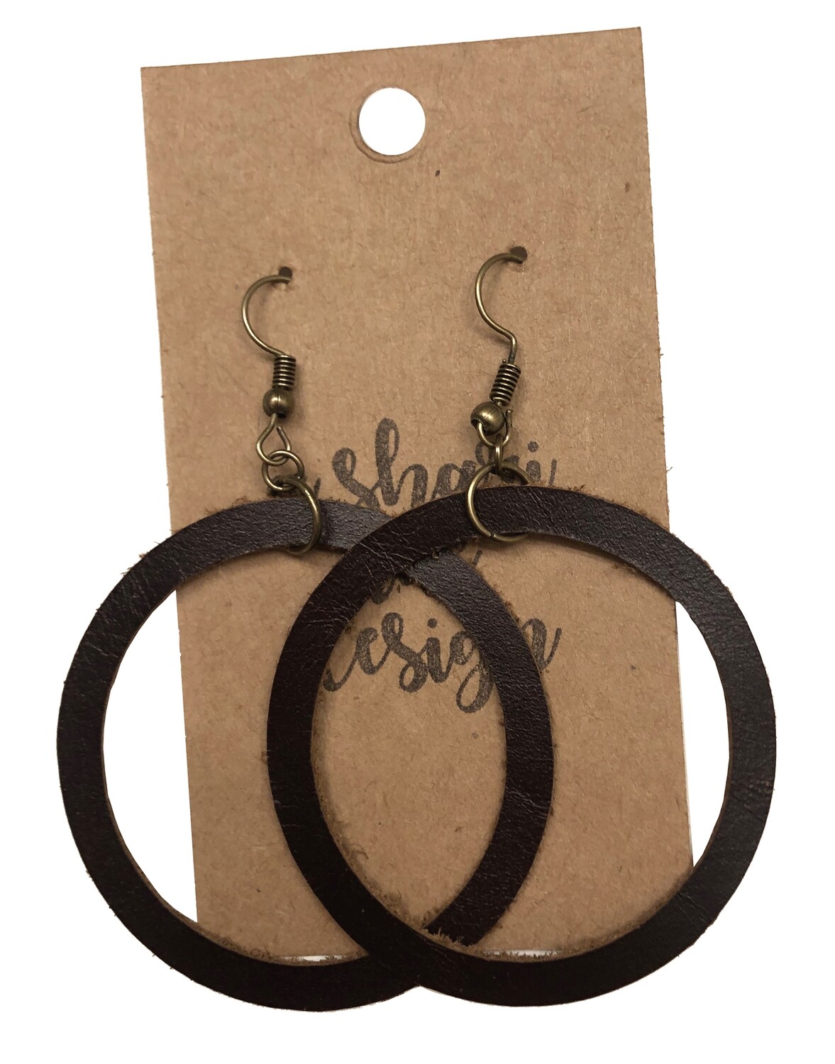 Circle Espresso Hoop Cutouts Large