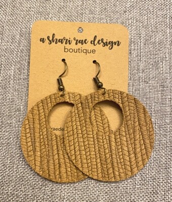 Latte Gold Circle Cutouts