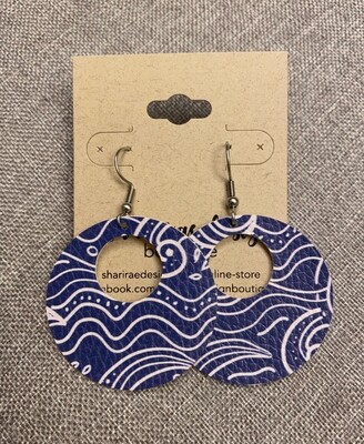 Nautical Waves Circle Cutouts