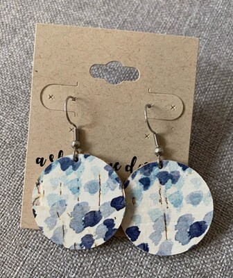 Blue Droplet Circles
