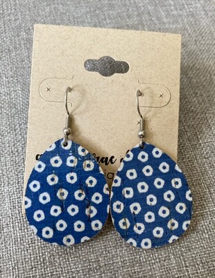 Blue &amp; White Spots Drops Small