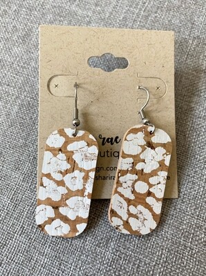 White Leopard Print Bars