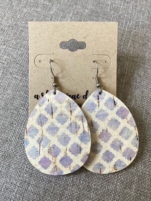 Periwinkle Diamond Drops Large