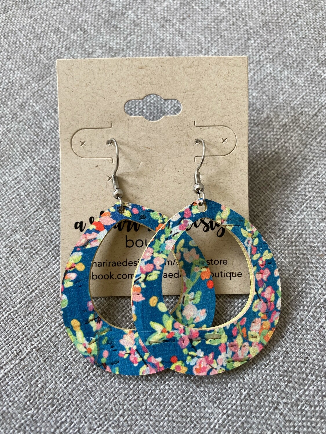 Blue Bouquet Drops Cutouts