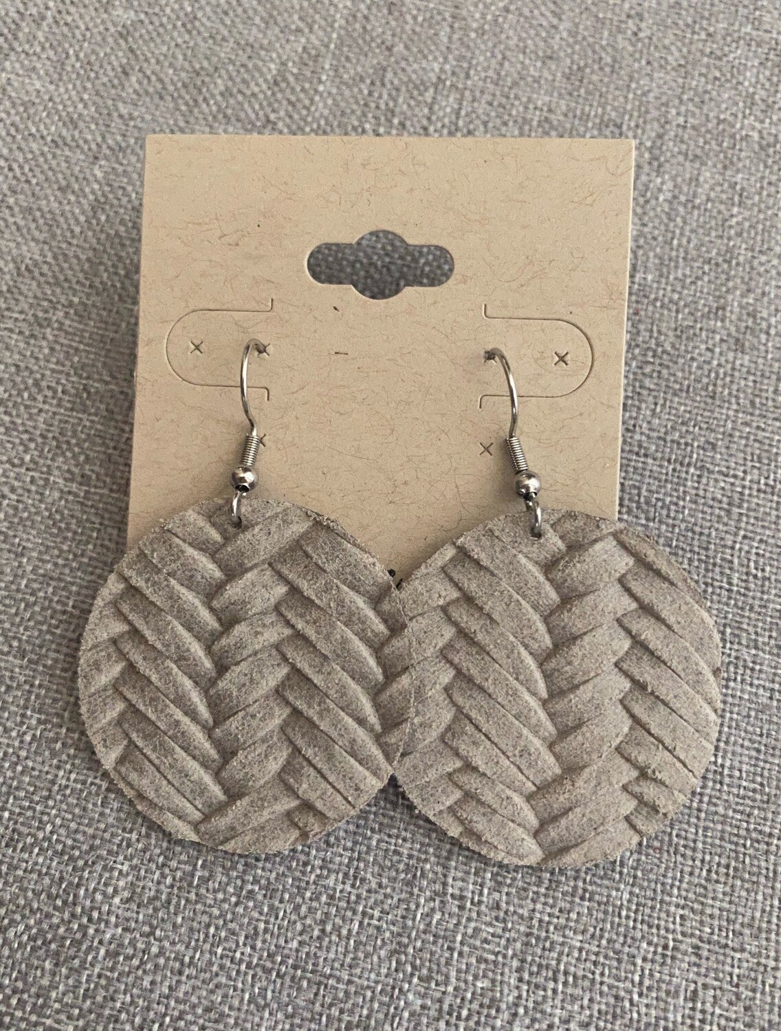 Light Gray Braided Circles