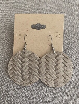 Light Gray Braided Circles