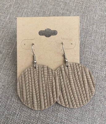 Stone Palm Leaf Circles