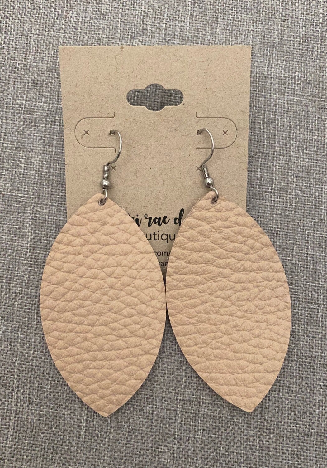 Nude Pebbled Leaf XL