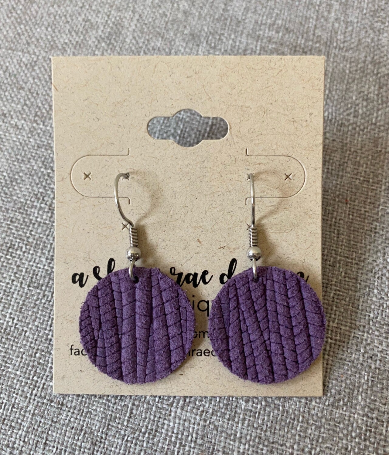Grape Palm Circles Small
