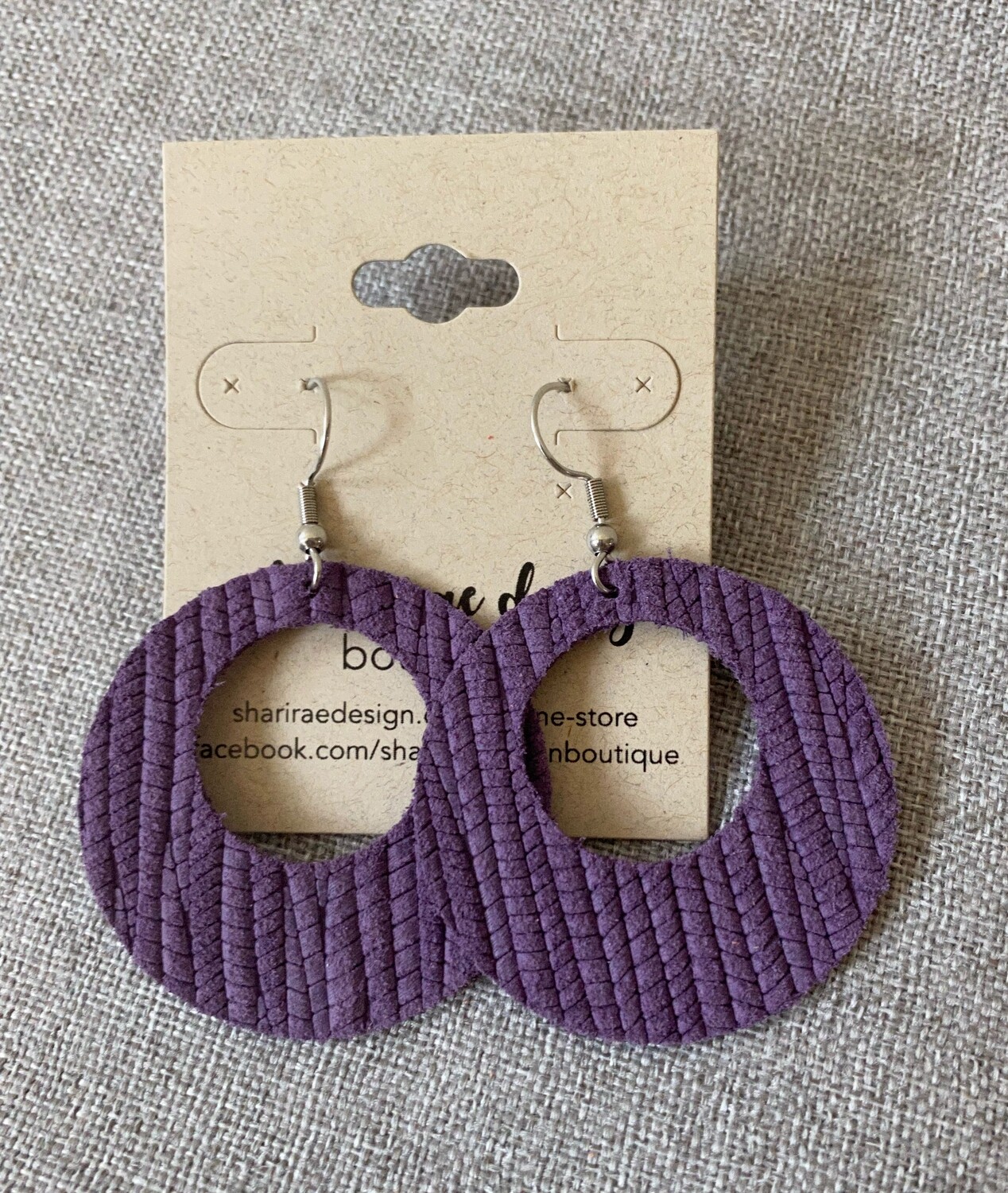Grape Palm Circle Cutouts