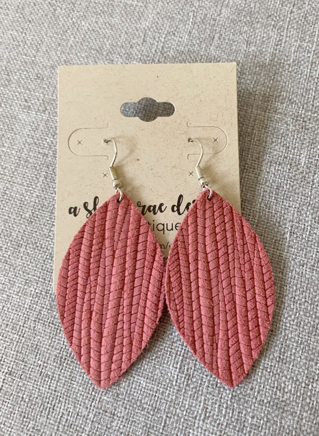 Coral Palm Leaf