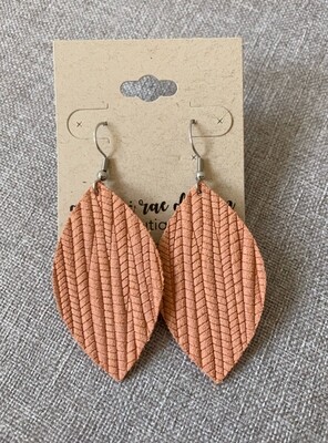 Peach Palm Leaf