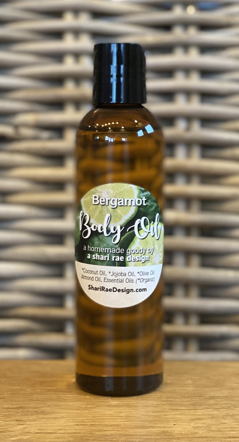 Bergamot Body Oil 4oz.
