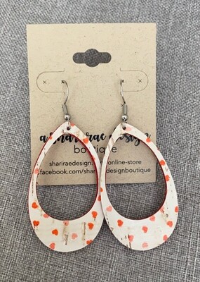 Hearts Narrow Drop Cutouts