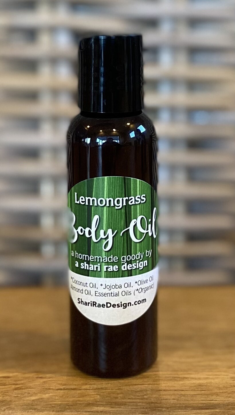 Lemongrass Body Oil 2oz.