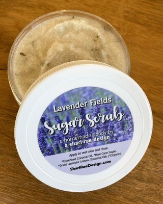 Lavender Fields Sugar Scrub 8 oz.