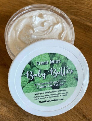 Fresh Mint Body Butter 4 oz.