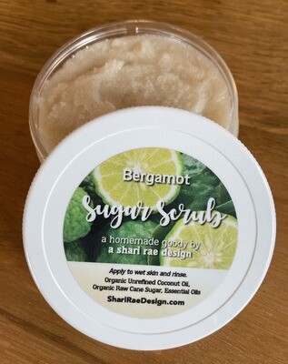 Bergamot Sugar Scrub 8 oz.