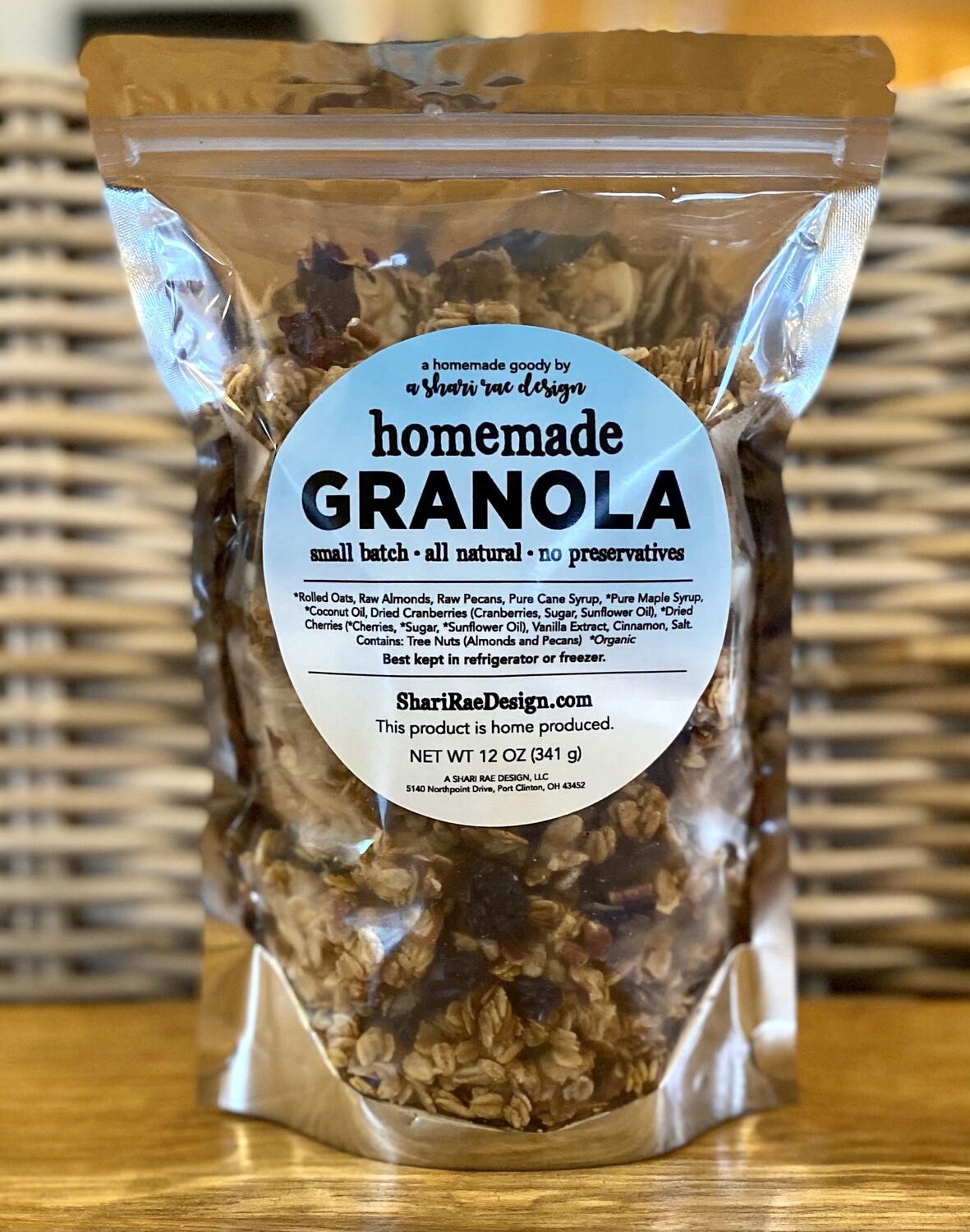 Homemade Granola 12oz.