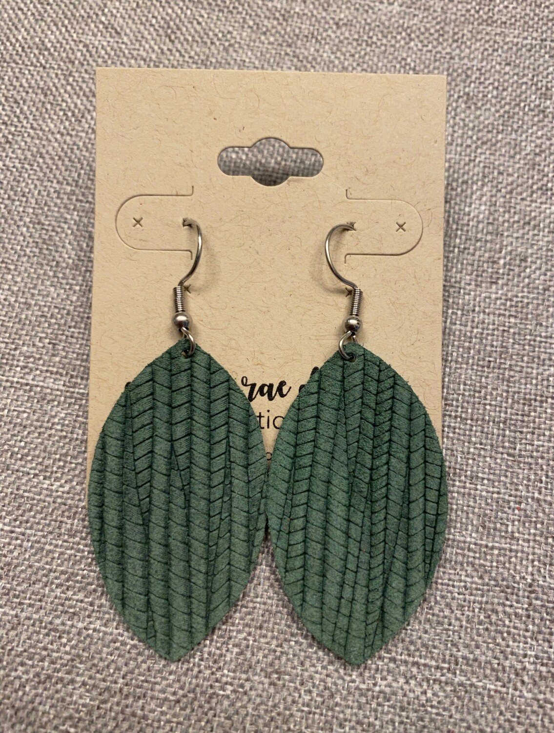 Pine Green Palm Leaf Small