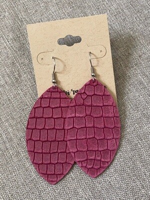 Raspberry Leather Leaf XL