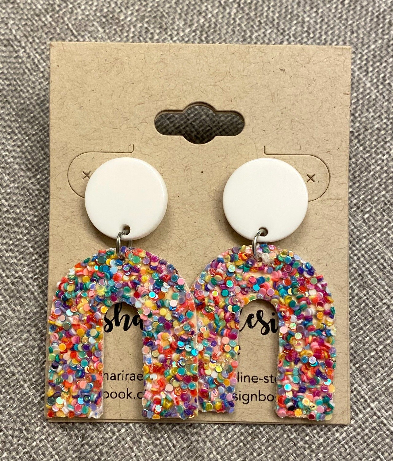 Rainbow Arched Studs