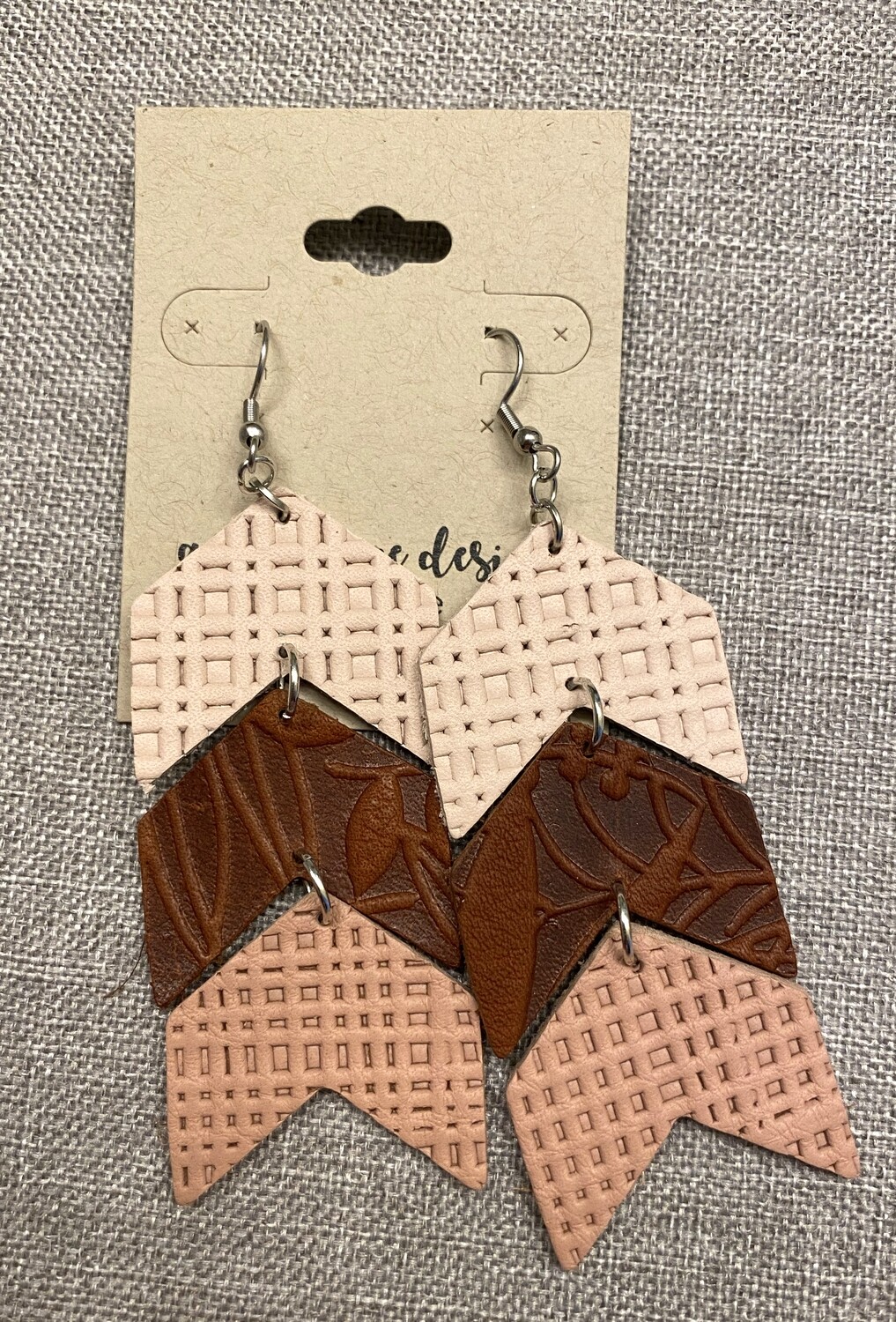 Nude &amp; Blush Triple Arrows