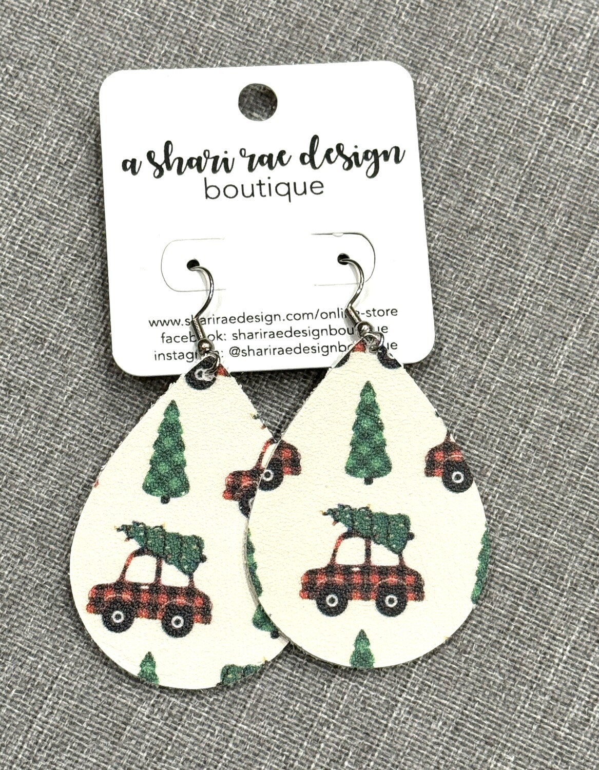 Christmas Tree on Car Drops
