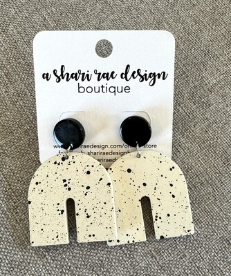 Black Spotted Rainbows with Black Studs
