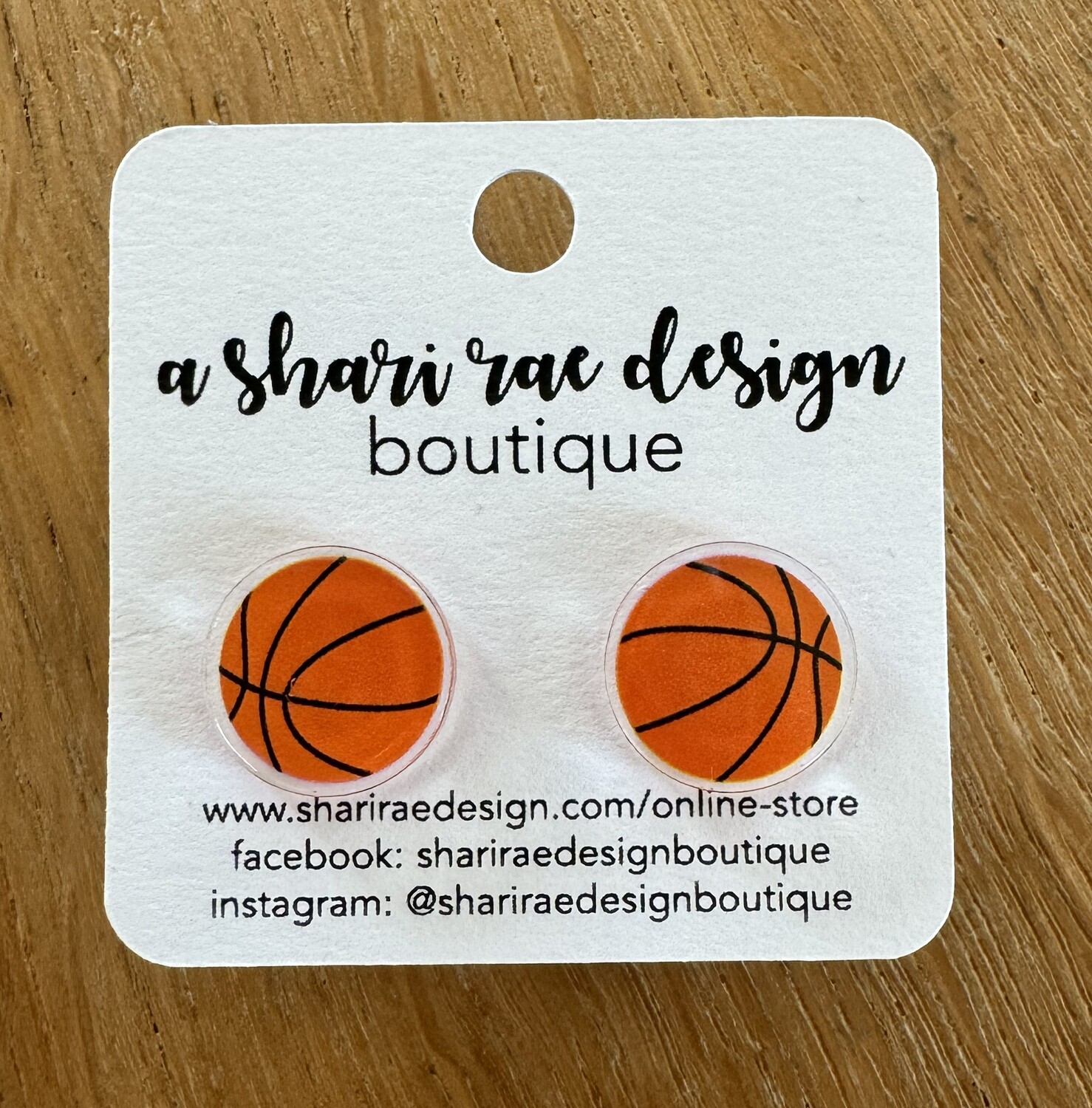 Sports Basketball Studs