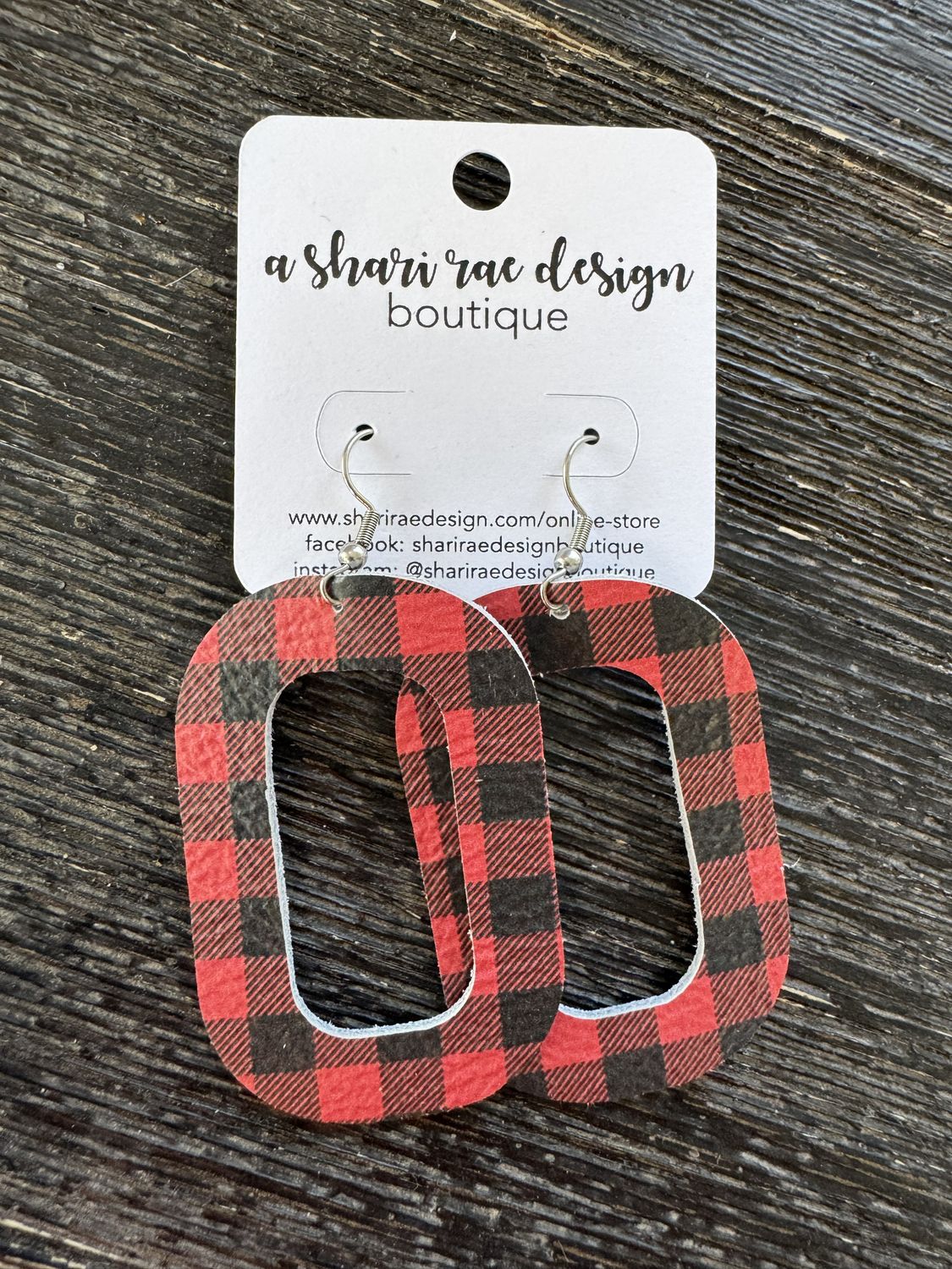 Red &amp; Black Buffalo Plaid Os XL