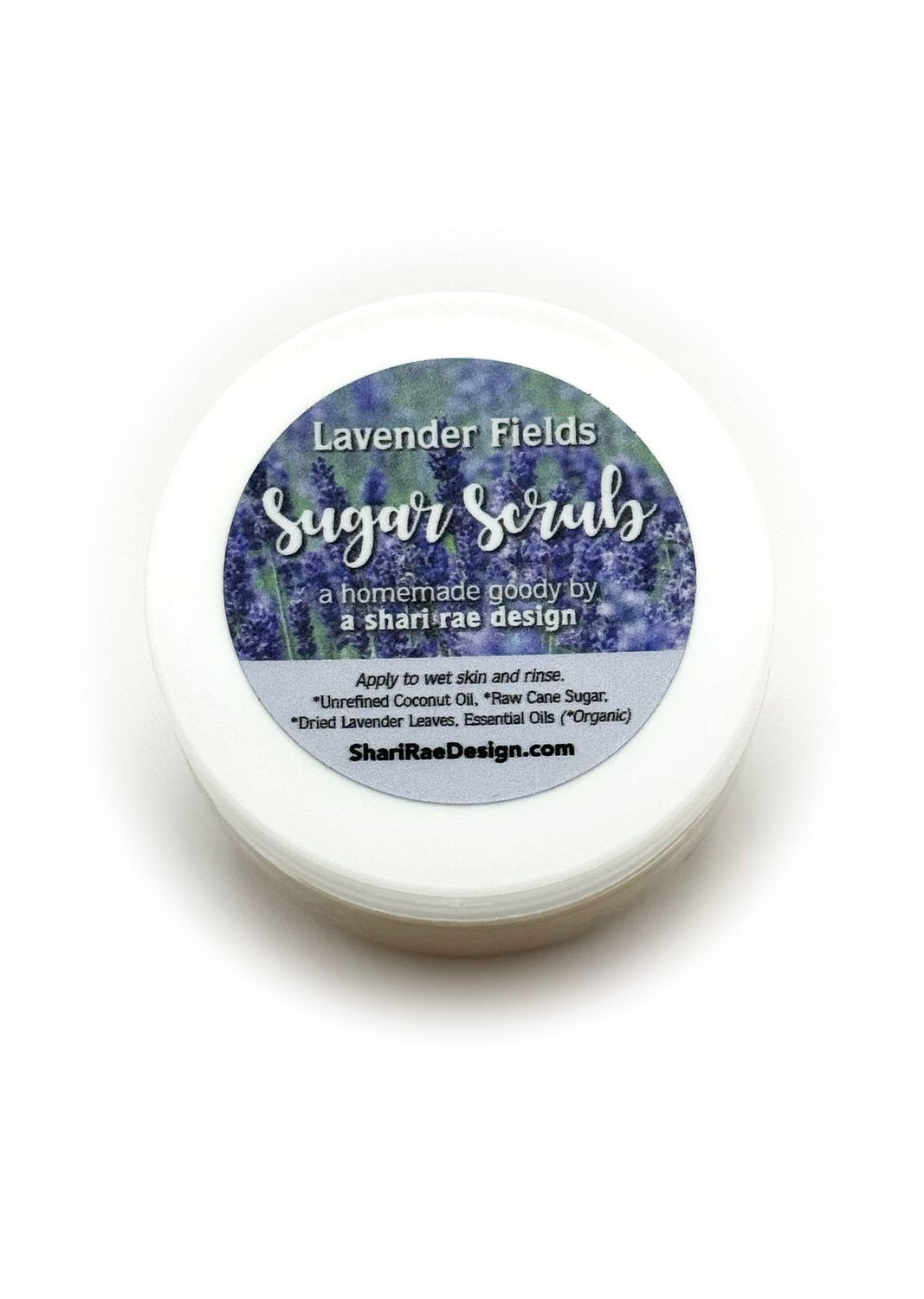 Lavender Fields Sugar Scrub 2 oz.