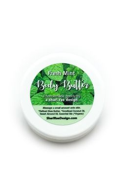 Fresh Mint Body Butter 2 oz.
