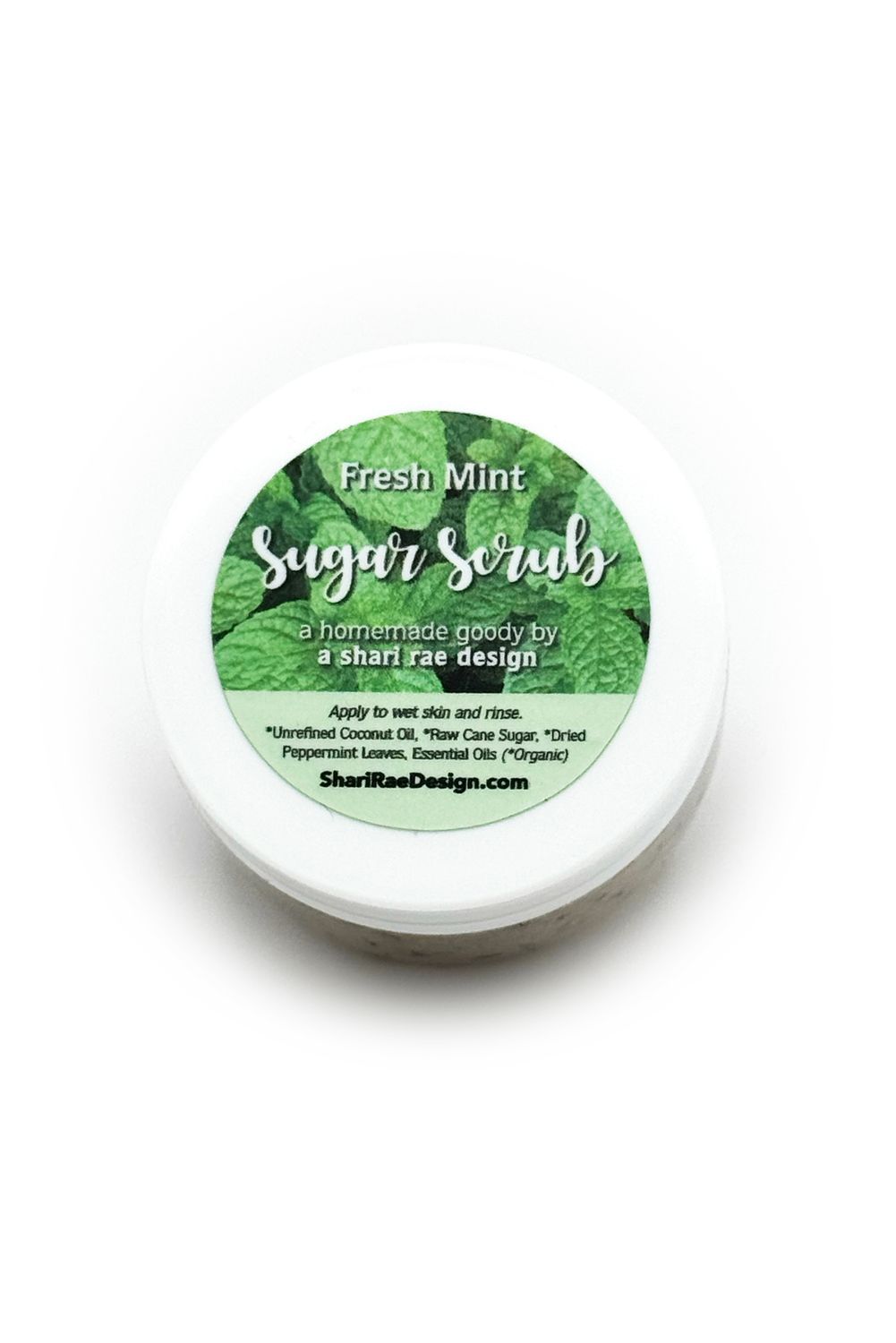 Fresh Mint Sugar Scrub 2 oz.