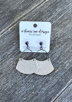 Black &amp; White Stripe with Black Arches