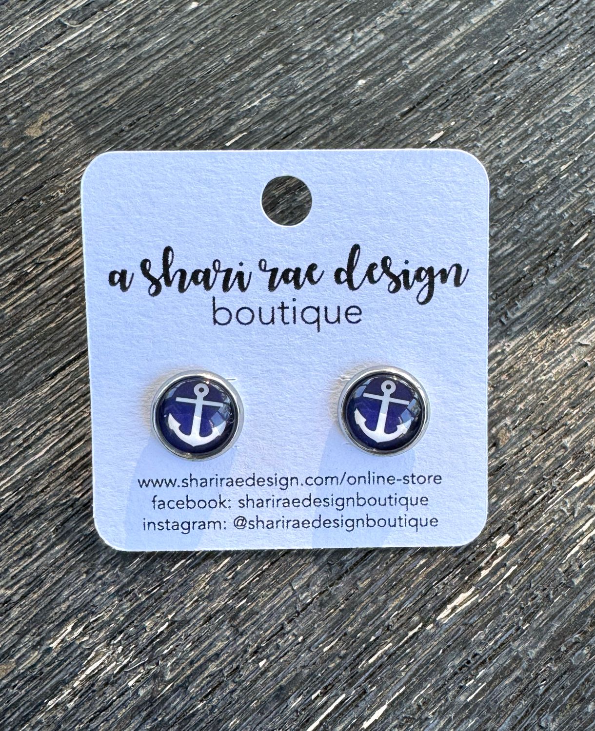 Navy Anchors Studs 10mm