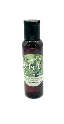 Fresh Mint Body Oil 2oz.