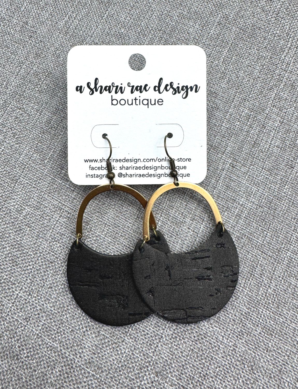 Black Basket Brass Arches