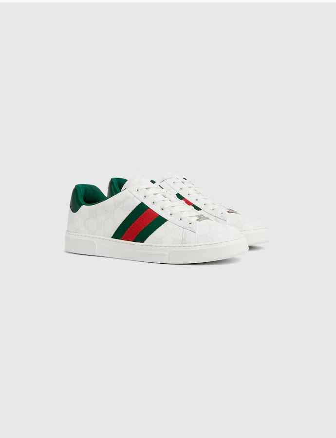 Men&#39;s Gucci Ace sneaker with Web