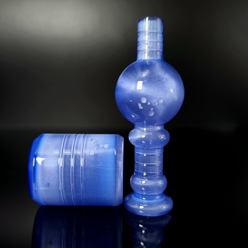 AI Glass Neptune Blue Satin Cap Set