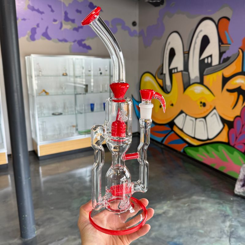 2k Dbl Inline Inverter Perc Cycler-Cherry