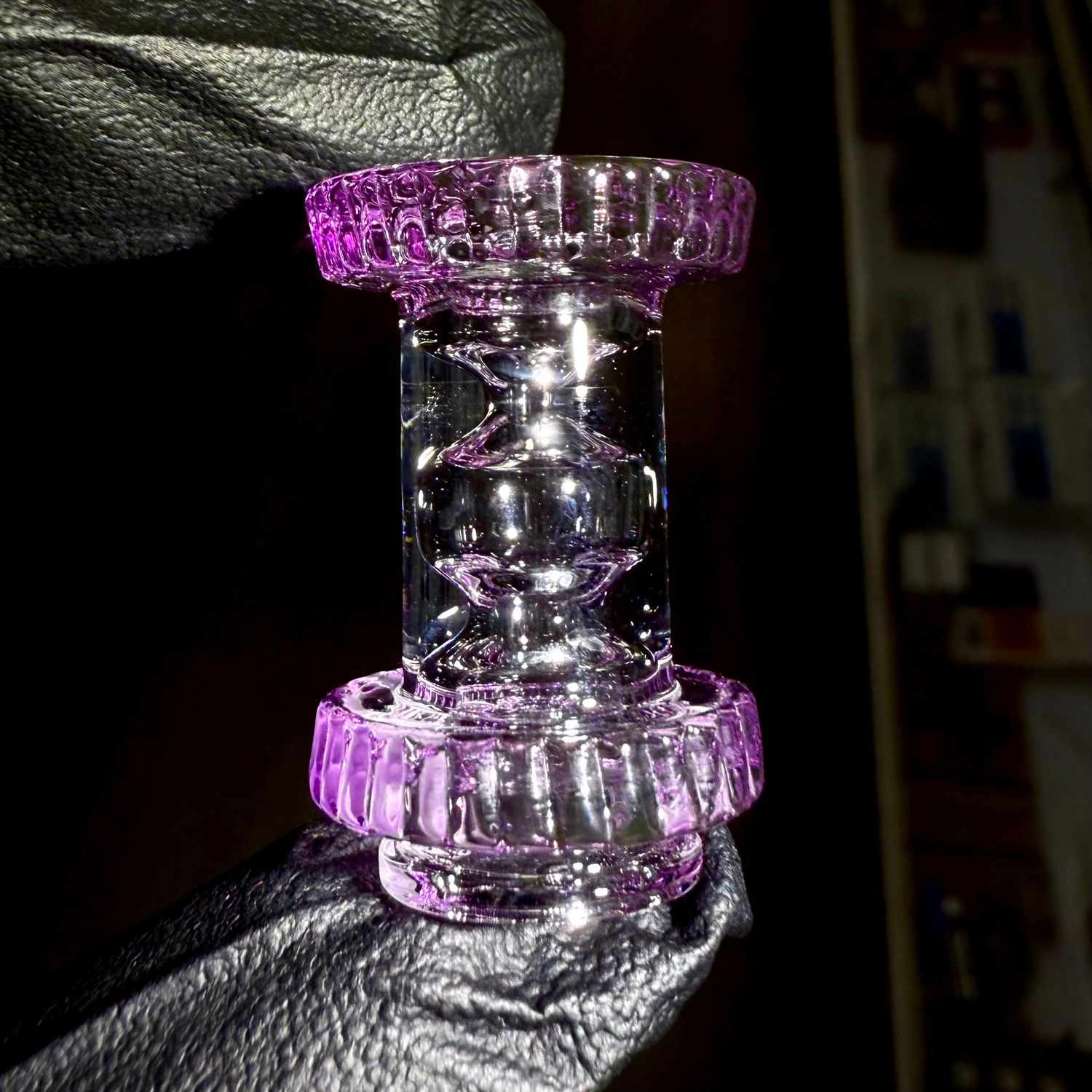 BGA Textured Pivot Top-Amethyst