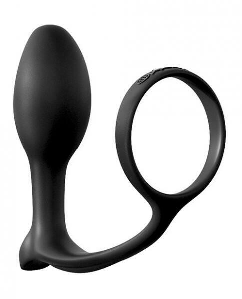 Anal Fantasy Ass Gasm Cock Ring Beginners Plug Black Anal Fantasy Ass Gasm Cock Ring Beginners Plug Black