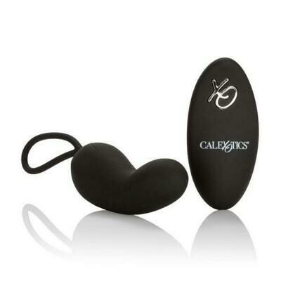 Silicone Remote USB Rechargeable Curve Black Bullet