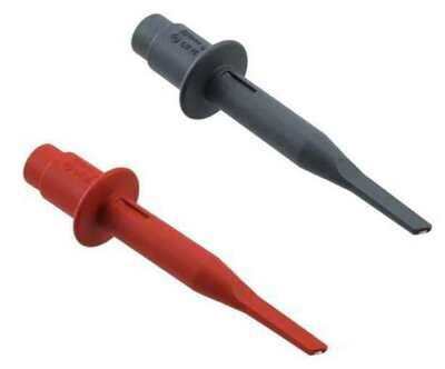 Fluke HC120 Hook Clips (Set of 2: Red, Gray)