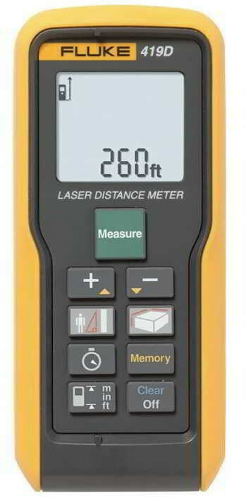 Fluke 419D Laser Distance Meter Fluke 419D Laser Distance Meter